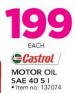 Castrol Motor Oil SAE 40-5Ltr 