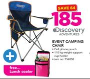 Discovery Adventures Event Camping Chair With Free Lunch Cooler