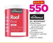 Homestead 20Ltr Roofpaint