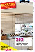 Decorland 25mm Aluminium Venetian Blinds-590X600mm