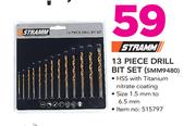 Stramm 13 Piece Drill Bit Set SMM9480