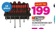 Stramm 18 Piece Screwdriver Set