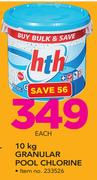 Hth 10Kg Granular Pool Chlorine