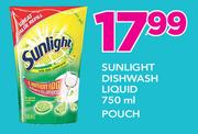 Sunlight Dishwash Liquid Pouch 750ml 