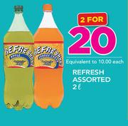 Refresh Assorted-2 x 2Ltr