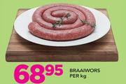 Braaiwors-Per Kg