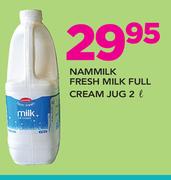 Nammilk Fresh Milk Full Cream Jug-2Ltr