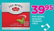 Five Roses Tagless Teabags-100's