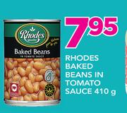 Rhodes Baked Beans In Tomato Sauce-410g