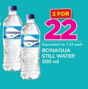 Bonaqua Still Water-3 x 500ml
