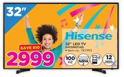 Hisense 32" LED TV HX32M2160