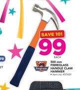 Fragram 500mm Fibreglass Handle Claw Hammer