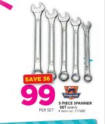 Fragram 5 Piece Spanner Set S1817-Per Set