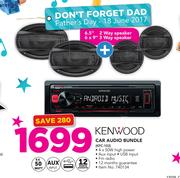 Kenwood Car Audio Bundle KFC 102 With 6.5" 2 Way Speaker And 6X9" 3 Way Speaker