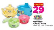 Baby Care Assorted Plastic Ware-Each