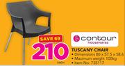 Contour Houseware Tuscany Chair Black