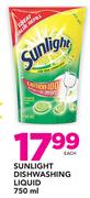 Sunlight Dishwashing Liquid-750ml
