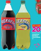 Assorted Refresh Cooldrinks-2x2Ltr