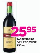 Tassenberg Dry Red Wine-750ml