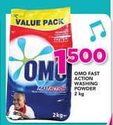 Omo Fast Action Washing Powder-2Kg