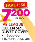 Ivy League Queen Size Duvet Cover-Per Pack
