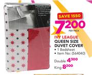 Ivy League King Size Duvet Cover-Per Pack