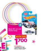Hot Wheels 1.64 Basic DC Car And A Hoola Hoop Combo