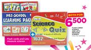 Flash Cards Science And Let's Measure Science Combo-For Both