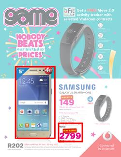 Game Vodacom : Nobody Beats Our Birthday Prices (25 Apr - 6 Jun 2017), page 1
