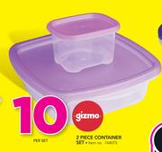 Gizmo 2 Piece Container Set-Per Set