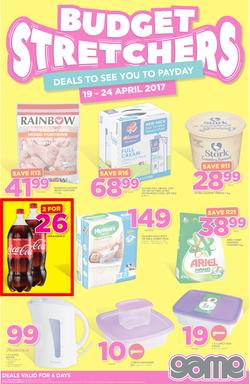 Game JHB : Budget Stretchers (19 Apr - 24 Apr 2017), page 1