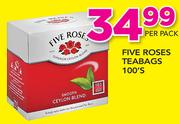 Five Roses Teabags-100's Per Pack