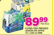 Flying Fish Pressed Lemon Or Apple NRB-12 x 330ml Per Pack