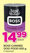 Boss Canned Dog Food Assorted-820g