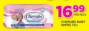 Cherubs Baby Wipes-72's