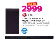 LG 2.1 CH Soundbar With Wireless Subwoofer SH4