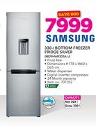Samsung 330Ltr Bottom Freezer Fridge Silver RB29HWR3DSA U