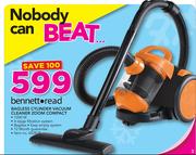Benett Read Bagless Cylinder Vacuum Cleaner Zoom Compact