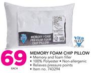 Memory Foam Chip Pillow
