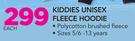 Everlast Kiddies Unisex Fleece Hoodie-Each