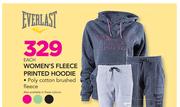 Everlast Women's Fleece Printed Hoodie-Each