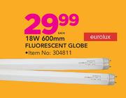 Eurolux 18W 600mm Fluorescent Globe-Each
