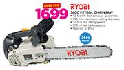 Ryobi 36cc Petrol Chainsaw