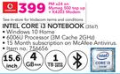 Dell Intel i3 Notebook 3567 With McAfee Antivirus Preloaded-On Mymeg 500 Top Up