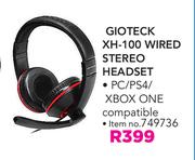 Gioteck XH-100 Wired Stereo Headset