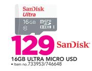 Sandisk 16GB Ultra Micro USD