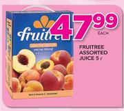 Fruitree Assorted Juice-5Ltr Each