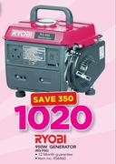 Ryobi 950W Generator RG-950