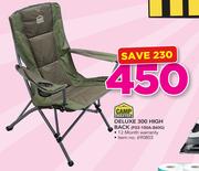 Campmaster Deluxe 300 High Back F03-100A-860G