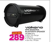 Volkano Mini Bazooka Bluetooth Speaker